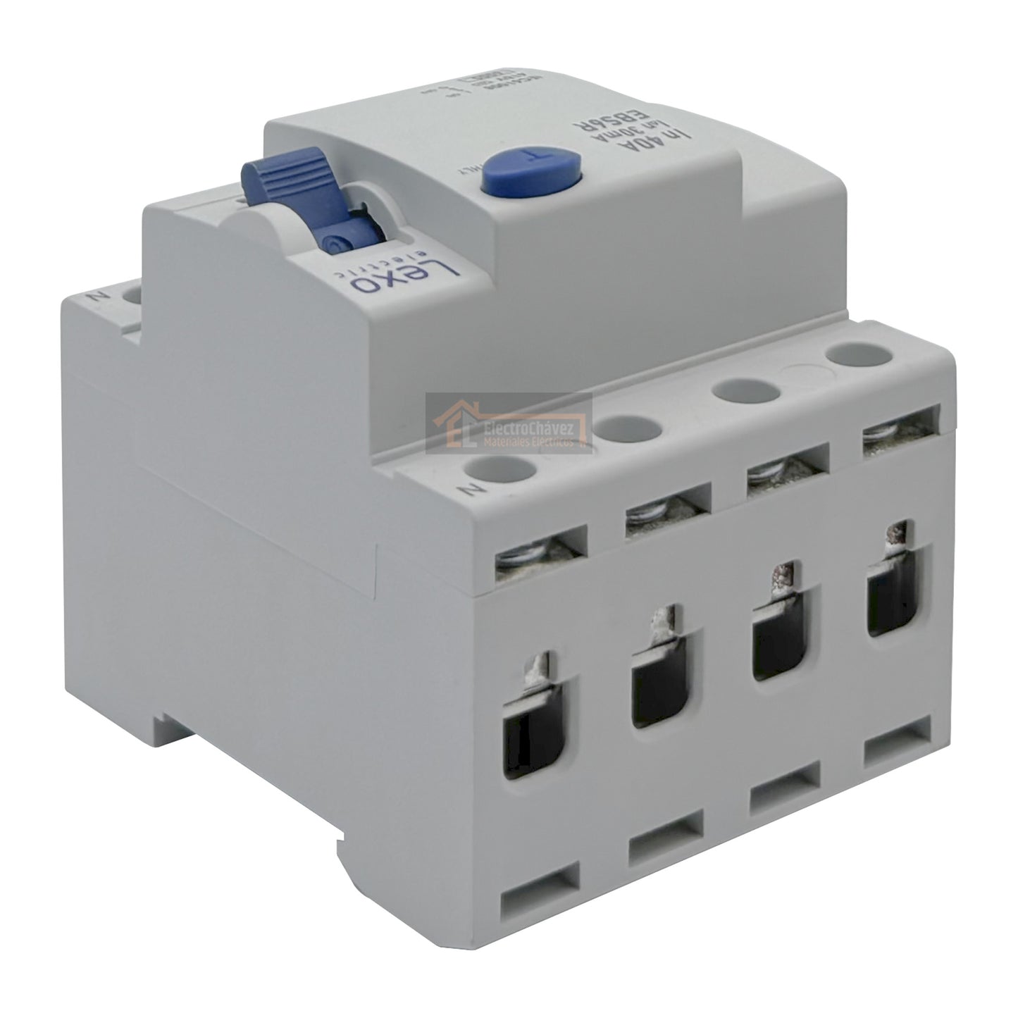 Interruptor Disyuntor Automático Diferencial 4p 40a (4x40a) 30mA Tipo AC - Lexo