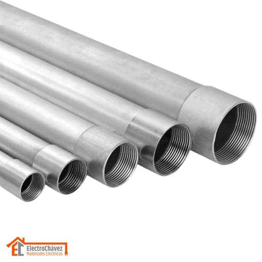 Tubería 50mm Galvanizada Heavy Duty (3 metros) Certificada