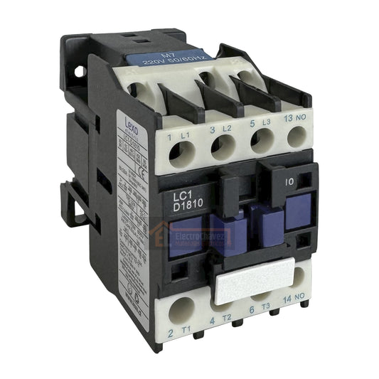 Contactor 18A / 3P + 1NO Bobina 220v - Lexo