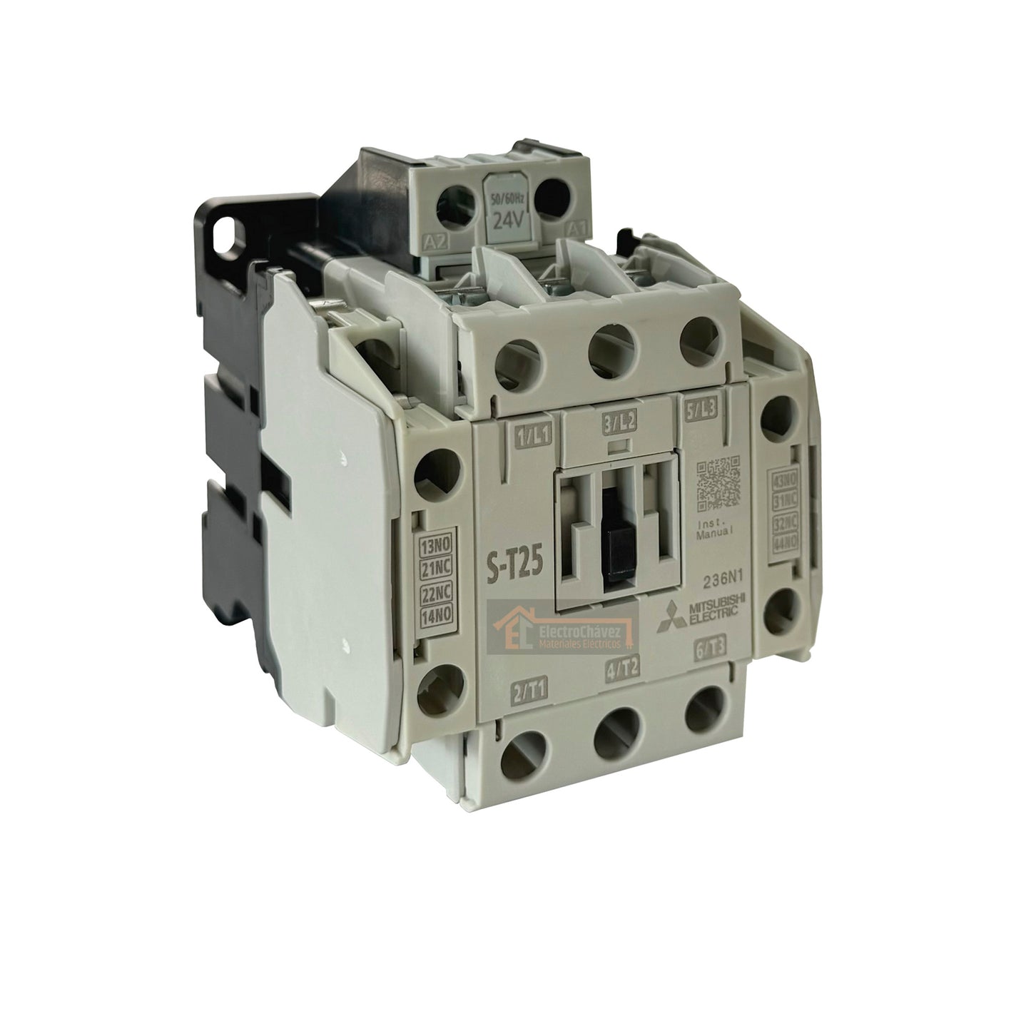 Contactor S-T25 / 3p + 2no + 2nc Trifásico Bobina 24v - Mitsubishi