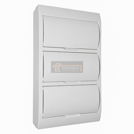 Tablero Sobrepuesto Interior 36 Circuitos / Módulos