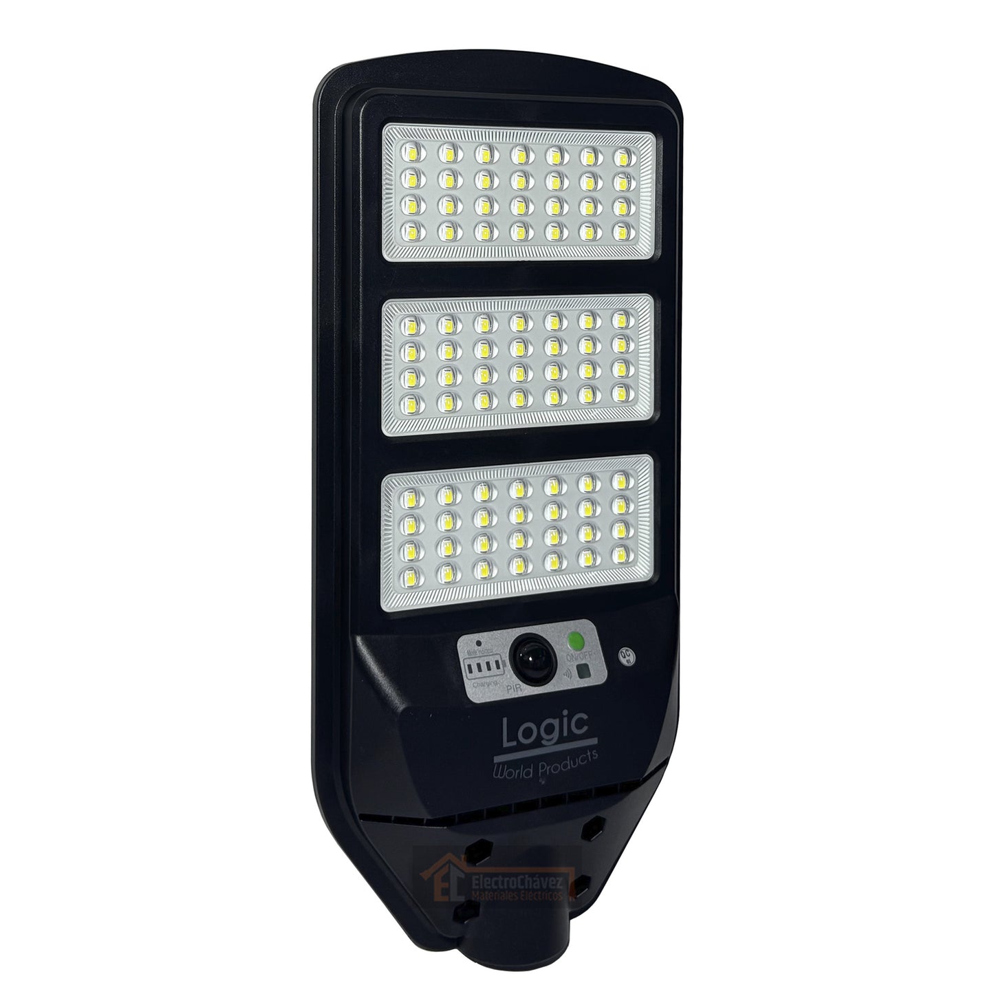 Foco Luminaria Solar 150w Con Sensor + Soporte Anclaje - Logic