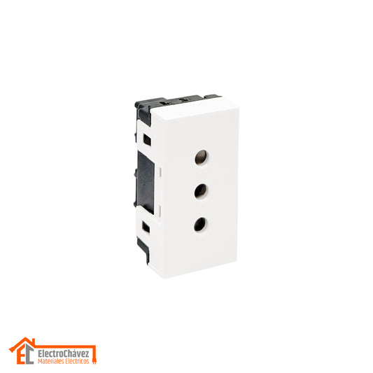 Modulo Enchufe 10a Compatible Con Línea Blanca - Lexo