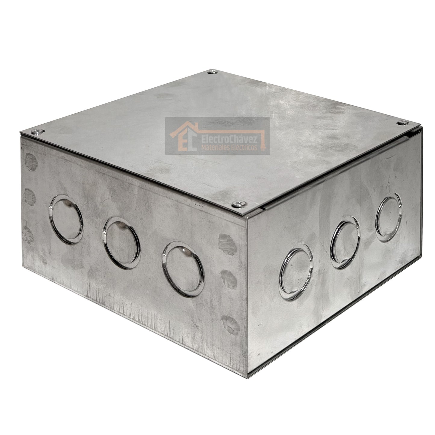 Caja Metálica 200x200x100 Sobrepuesta Pre-Galvanizada