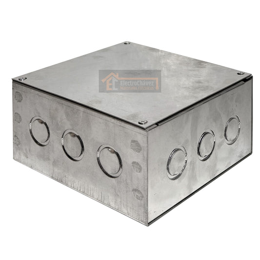 Caja Metálica 200x200x100 Sobrepuesta Pre-Galvanizada