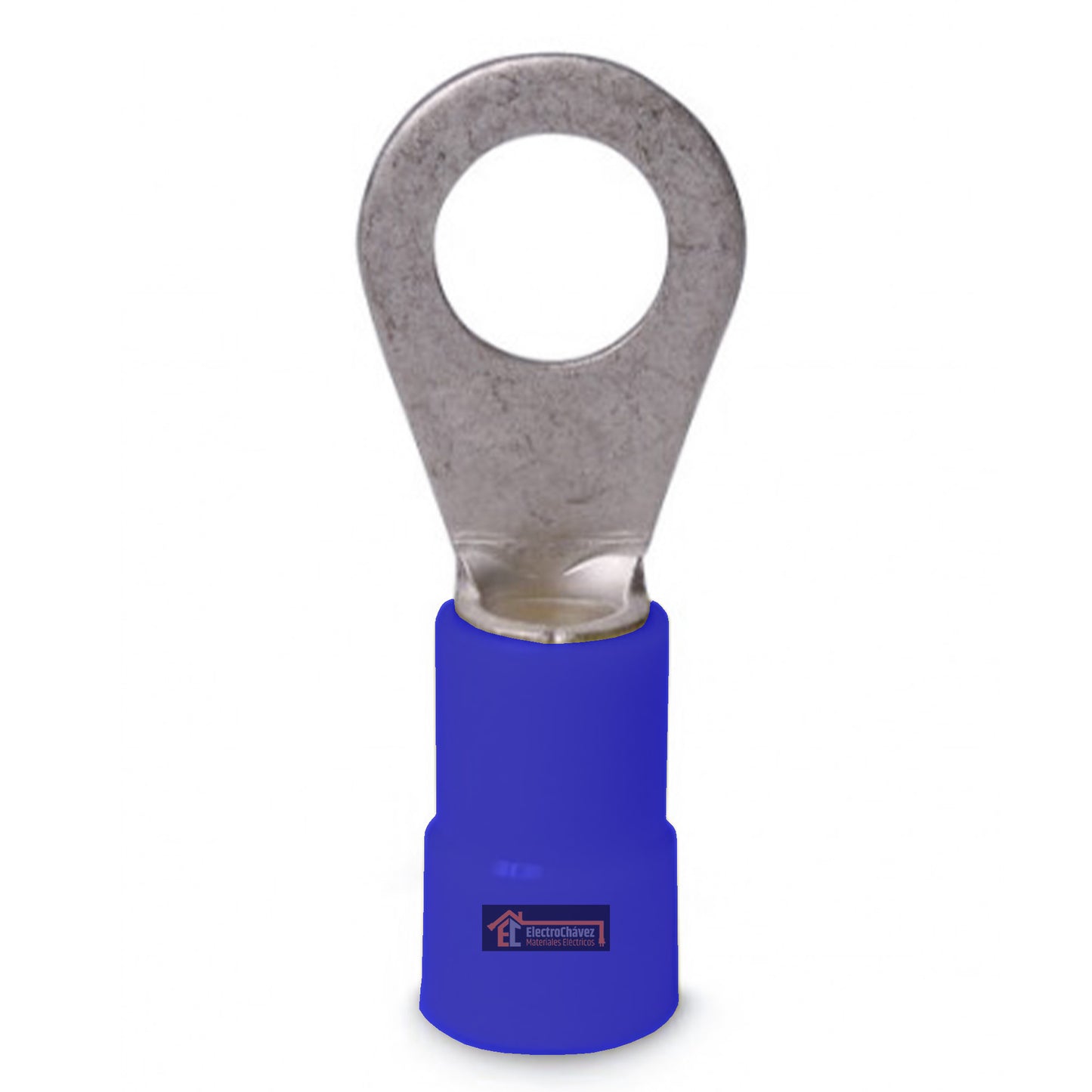 (pack 50) Terminal Aislado Anillo Ojo 4,3 mm Azul (12 - 10 Awg)