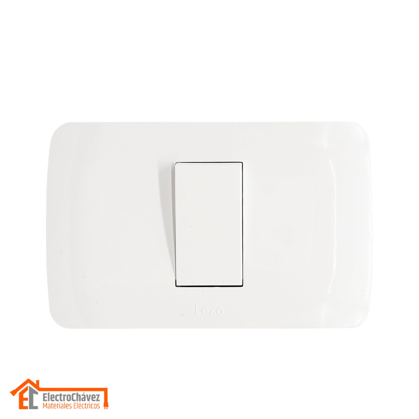 Interruptor Embutido Simple 9/12 10a Blanco / Armado - Lexo