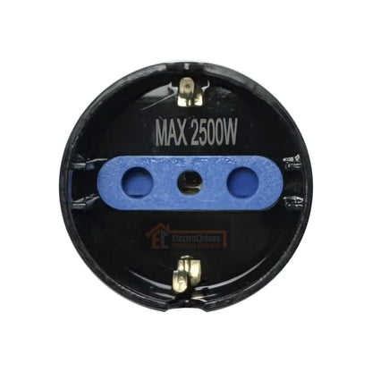 Adaptador Schuko 10a 2p+t Negro Certificado - Lexo