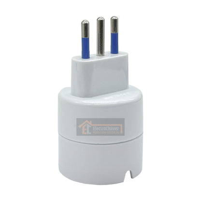 Adaptador Schuko 10a 2p+t Blanco Certificado - Lexo