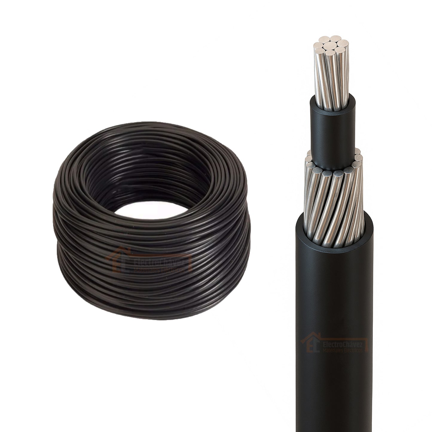Cable Concéntrico Acometida 2x10mm Aluminio