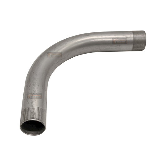 Curva Codo 40mm Galvanizado con Hilo RMC