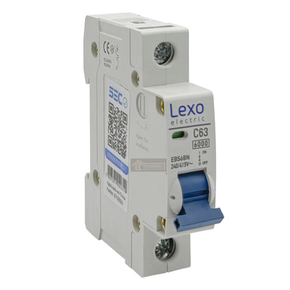 Interruptor Automático 1p 63a (1x63a) 6ka Curva C - Lexo