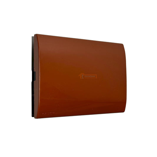 Tapa / Placa Ciega Café Con Soporte - KALOP