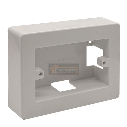 Caja Pvc Chuqui Distribución Eléctrica Blanca - KALOP