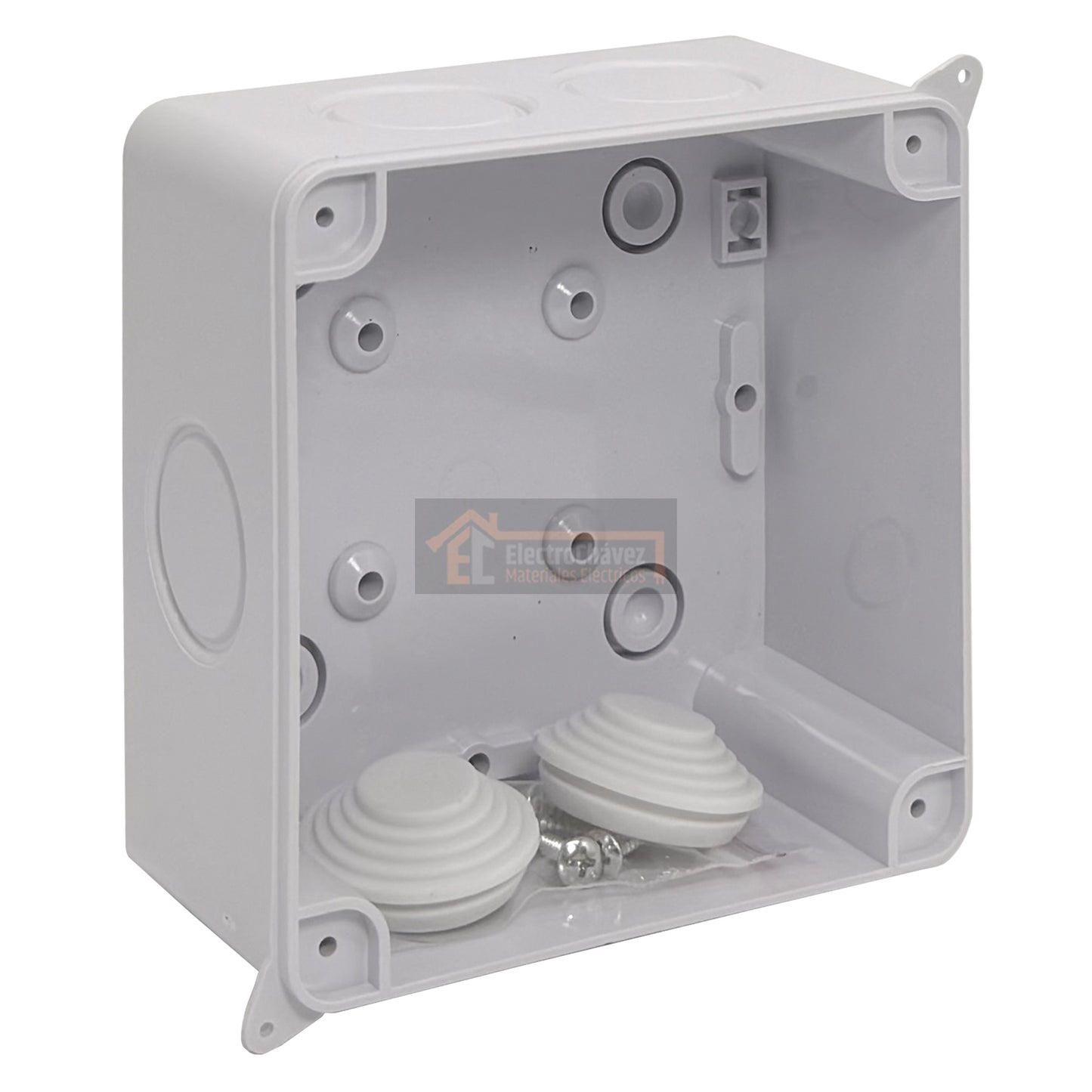Caja Estanca Lisa 100x100x70 Exterior IP65