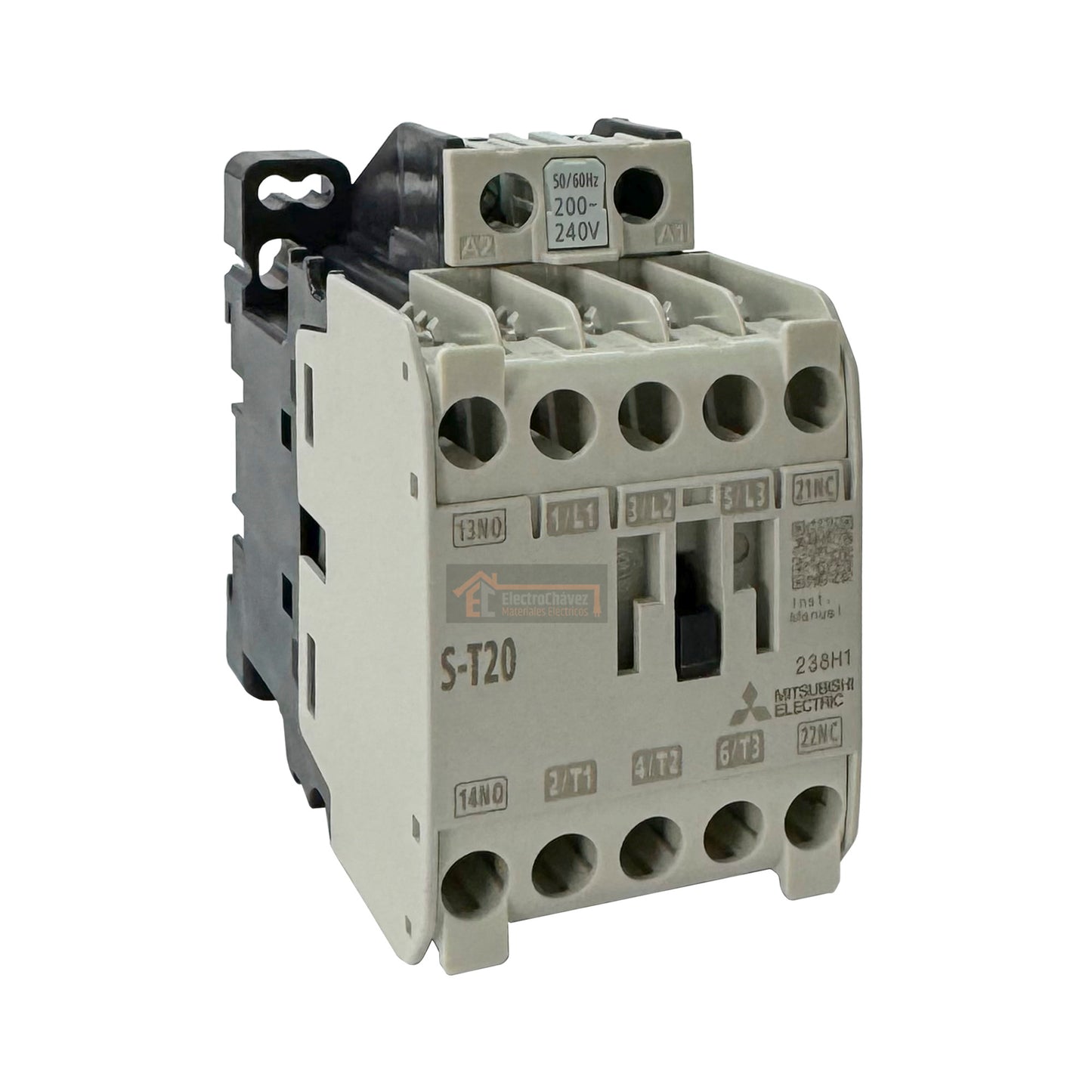 Contactor S-T20 / 3p + 1no + 1nc Trifásico Bobina 220v - Mitsubishi