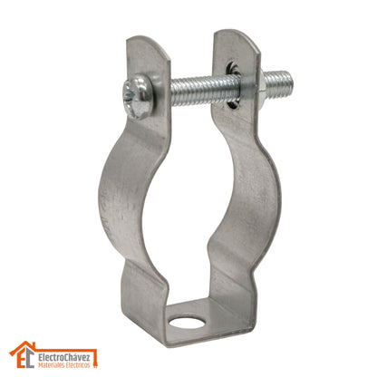 Abrazadera Tipo Caddy 63mm con Perno