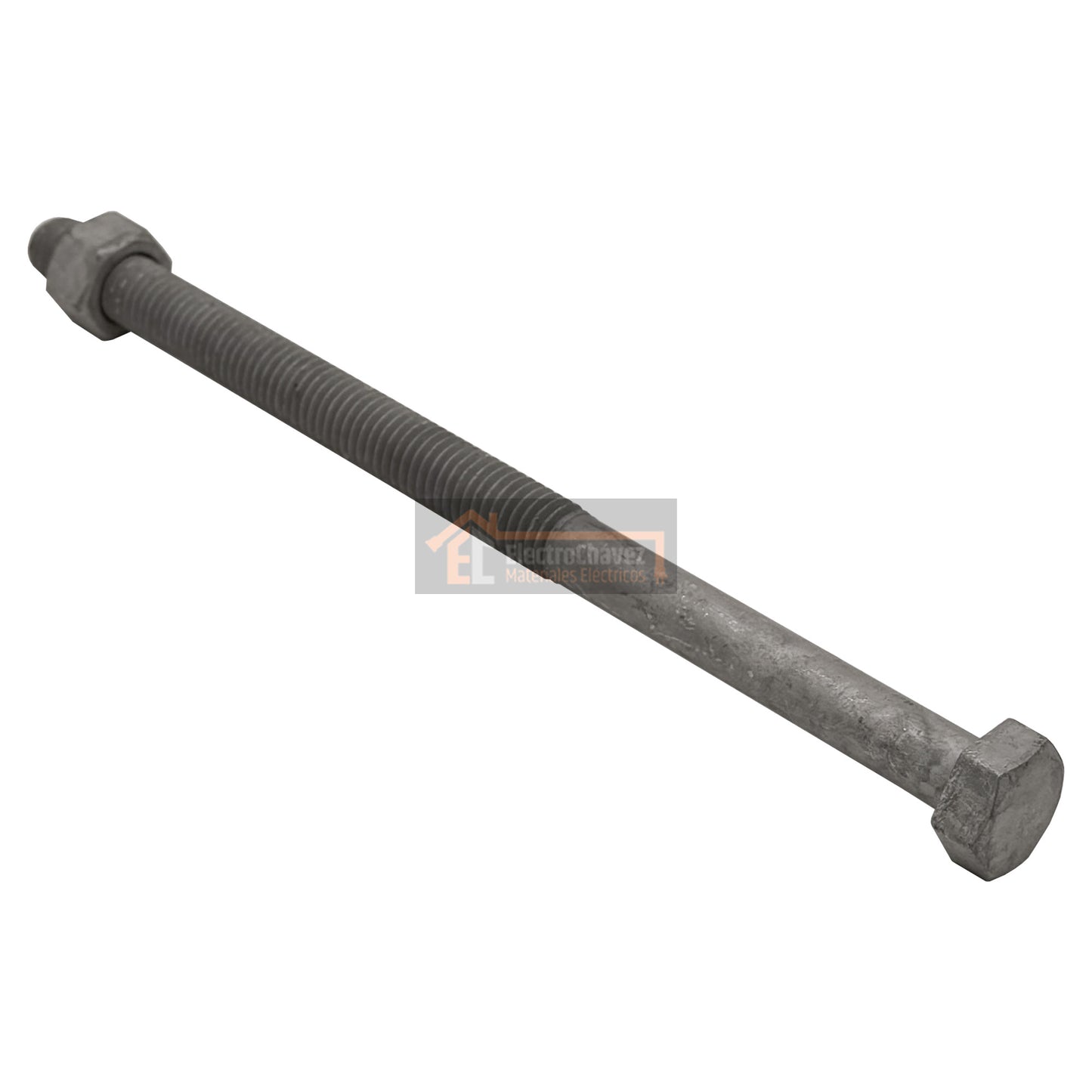 Perno 1/2 x 8" Acero Galvanizado con Tuerca