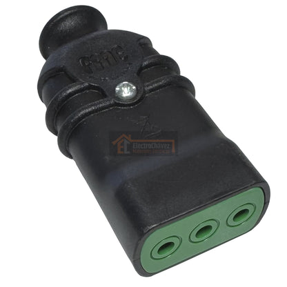 Enchufe Hembra Volante 2p+t 10a - Fanton