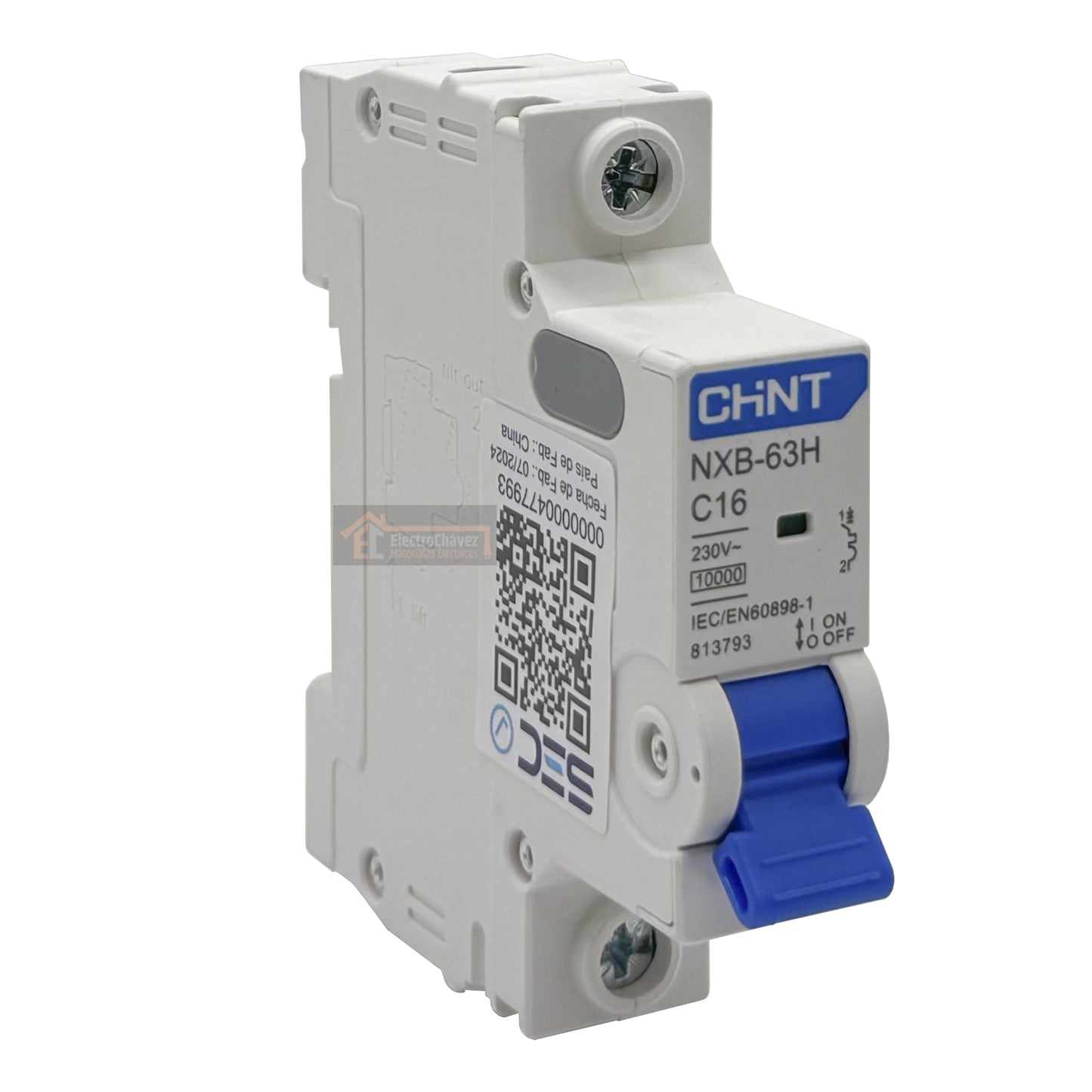 Interruptor Automático 1p 16a (1x16a) 10ka Curva C - Chint