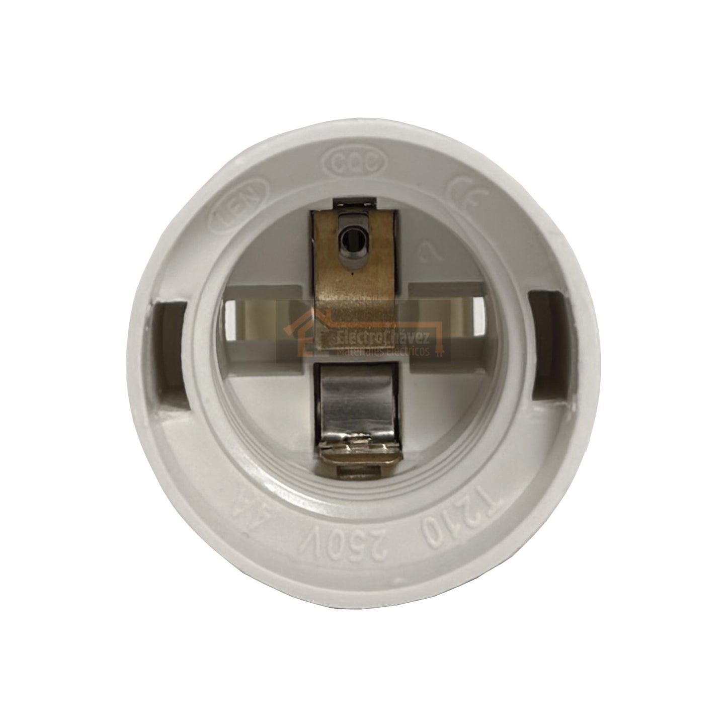 Soquete Portalámpara Volante Colgante E-27 Blanco