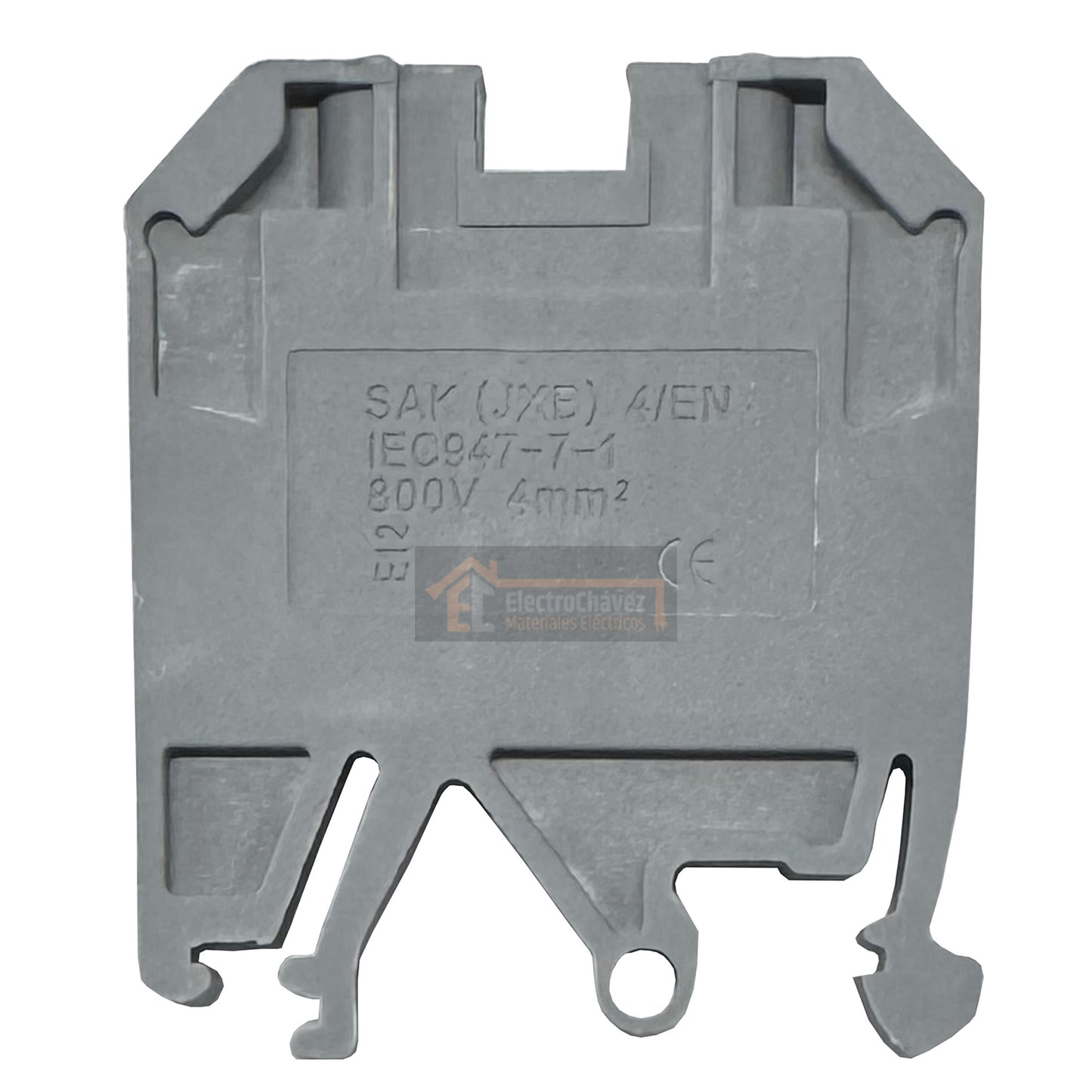 Borne Viking De Conexión 4 mm² Riel Din