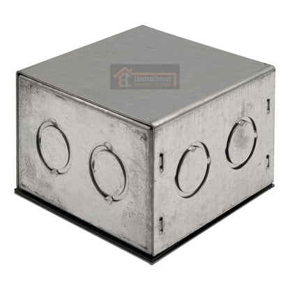 Caja Metálica 100x100x65 Sobrepuesta Pre-Galvanizada