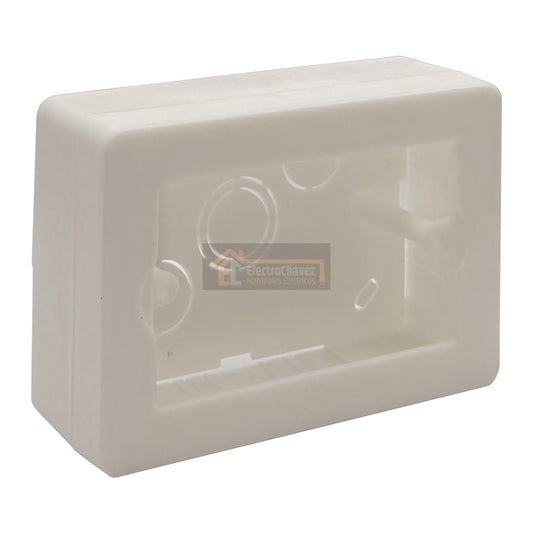 Caja Pvc Chuqui Distribución Eléctrica Blanca - EKOLINE
