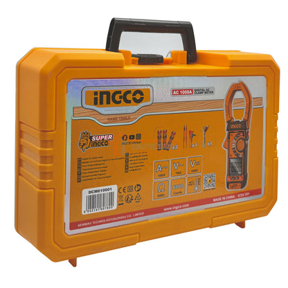 Tester Tenaza Pinza Amperimetro Multimetro 1000v Digital Profesional - Ingco