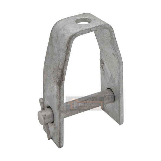 Soporte Remate 1 Vía 3"  Pulgadas Grande Acero Galvanizado