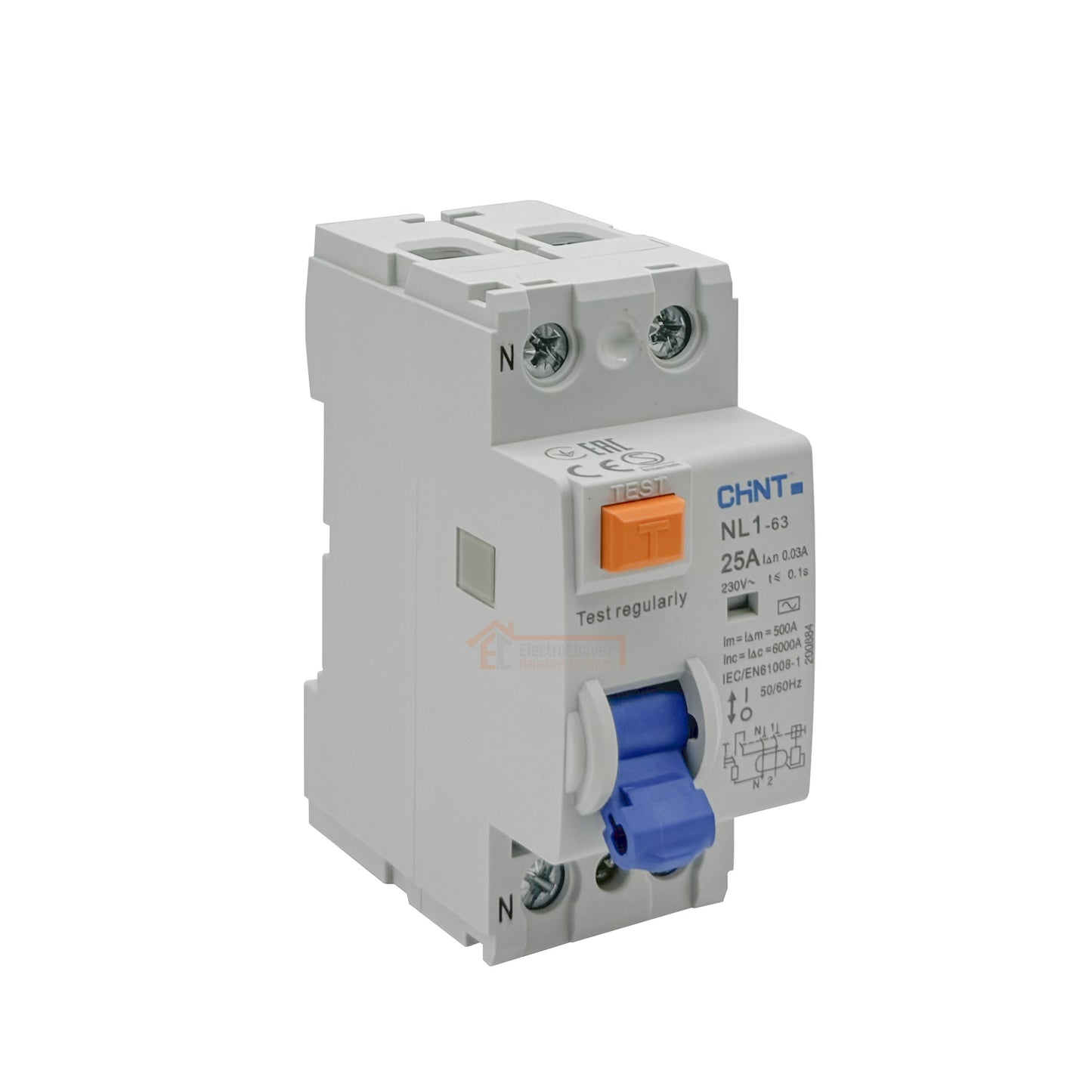 Interruptor Disyuntor Diferencial 2x25a 30ma 6ka - Chint