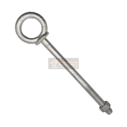 Perno Ojo 5/8 x 9" Acero Galvanizado con Tuerca
