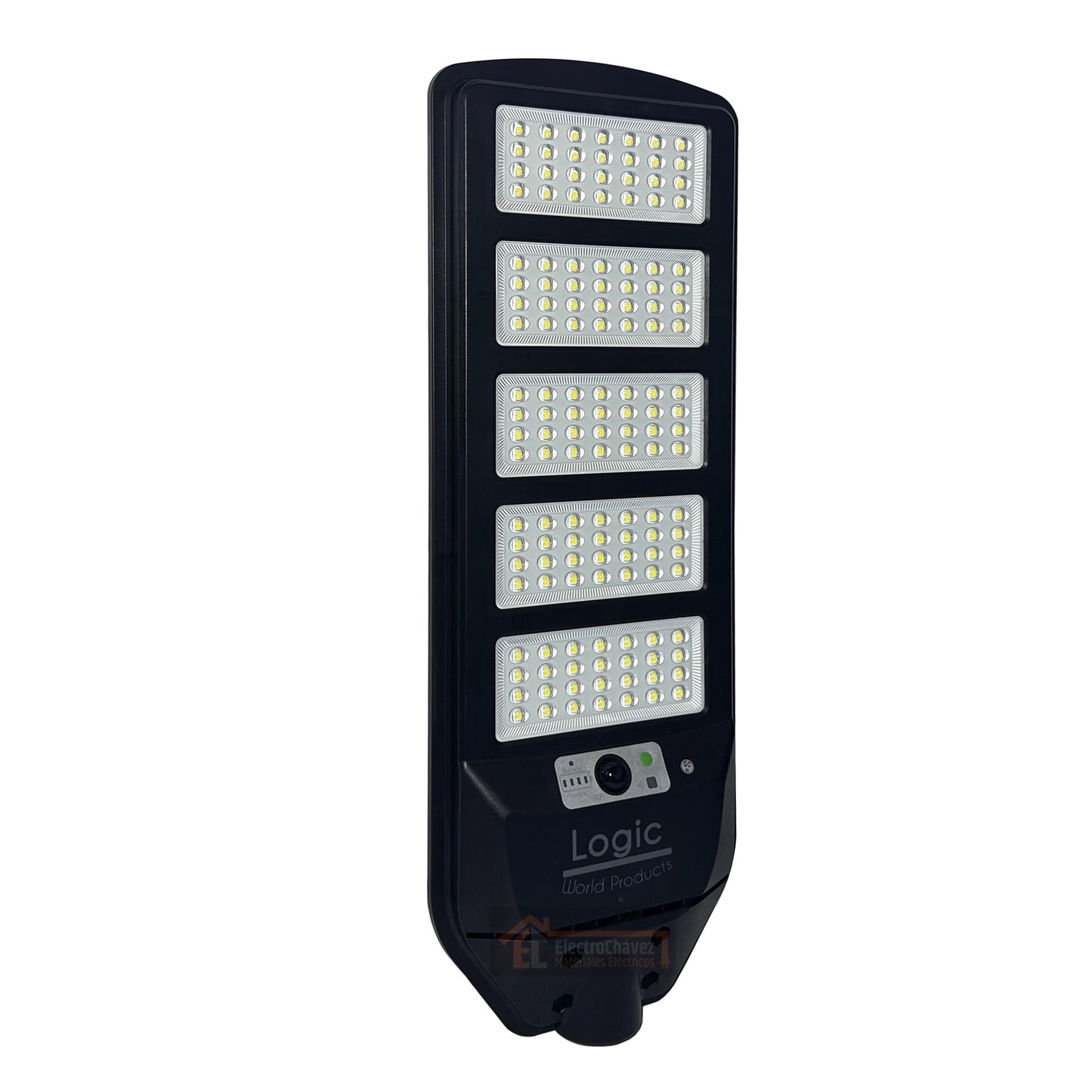 Foco Luminaria Solar 250w Con Sensor + Soporte Anclaje - Logic