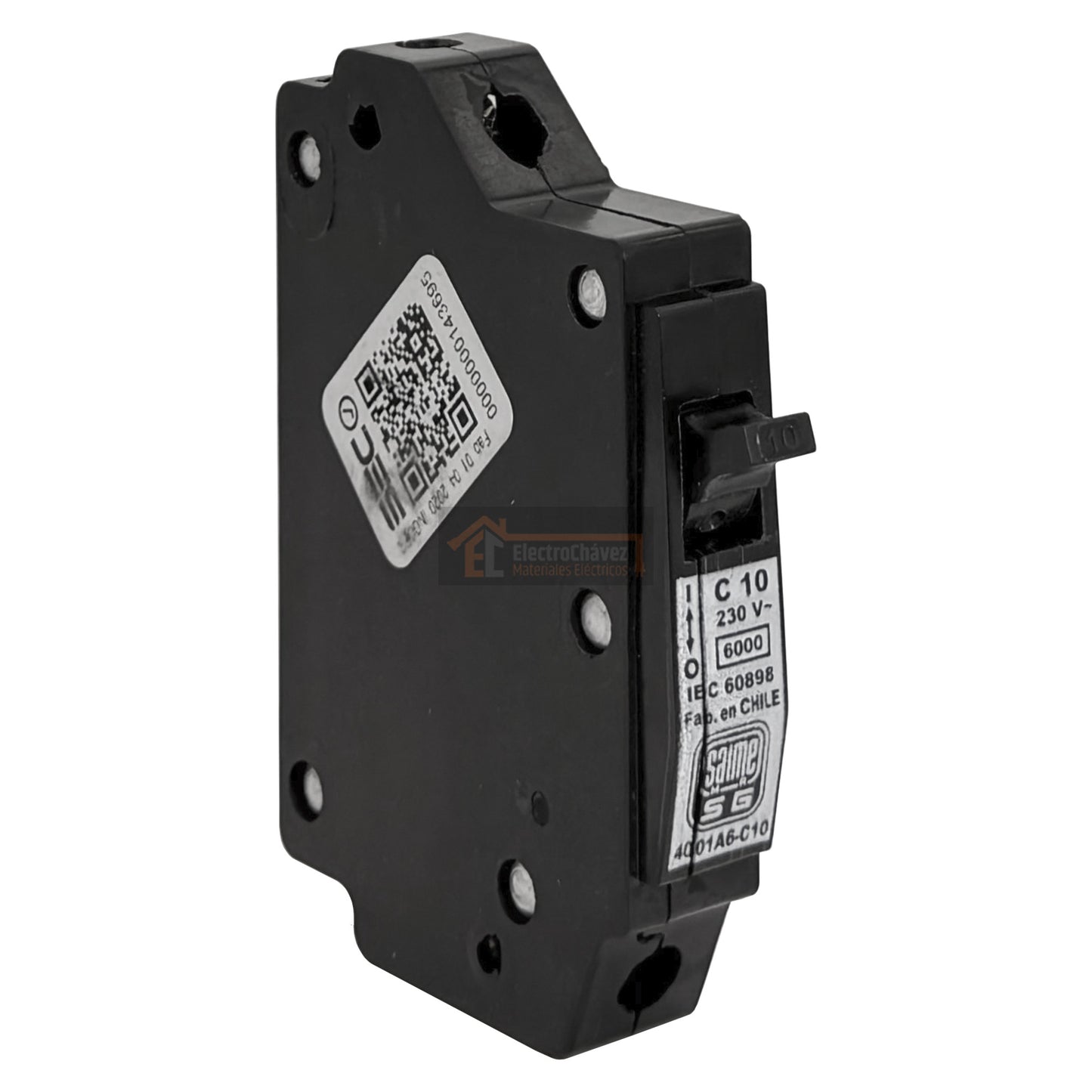 Interruptor Disyuntor Automático 1p 10a (1x10a) 6ka Curva C - Saime
