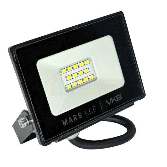 Foco Proyector 20w Reflector Metal Led IP65 Negro - VKB