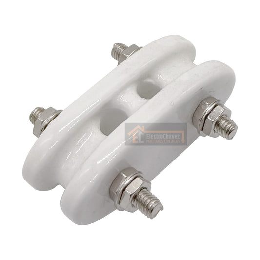 Seguro Portafusible Aéreo 10A Loza / Porcelana