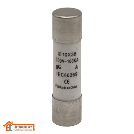Fusible Cerámica / Loza 10x38 500v Gg 10A