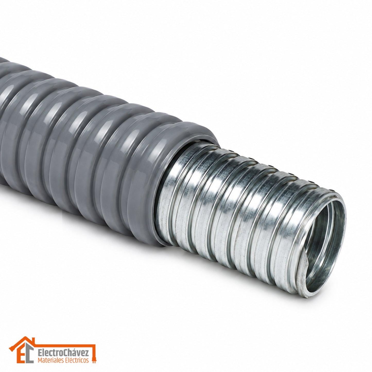 Tubería Flexible 25mm Metal/Pvc Uso Interior (metro)