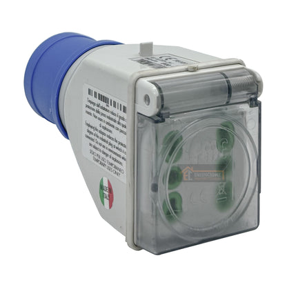 Adaptador Enchufe 16a Industrial / Domiciliario Exterior