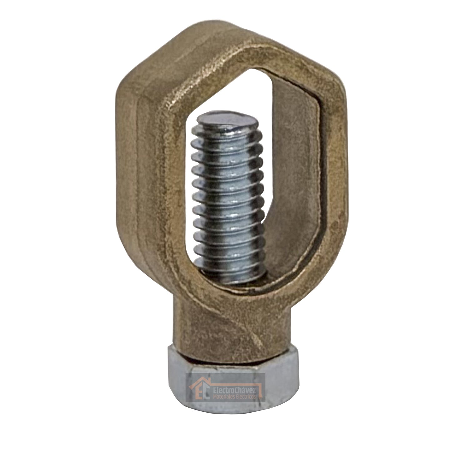 Conector Barra Toma Tierra 5/8 Bronce