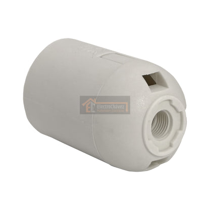 Soquete Portalámpara Volante Colgante E-27 Blanco