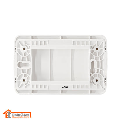 Tapa / Placa Ciega Embutida Blanco / Armado - Lexo