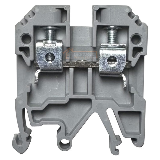 Borne Viking De Conexión 6 mm² Riel Din