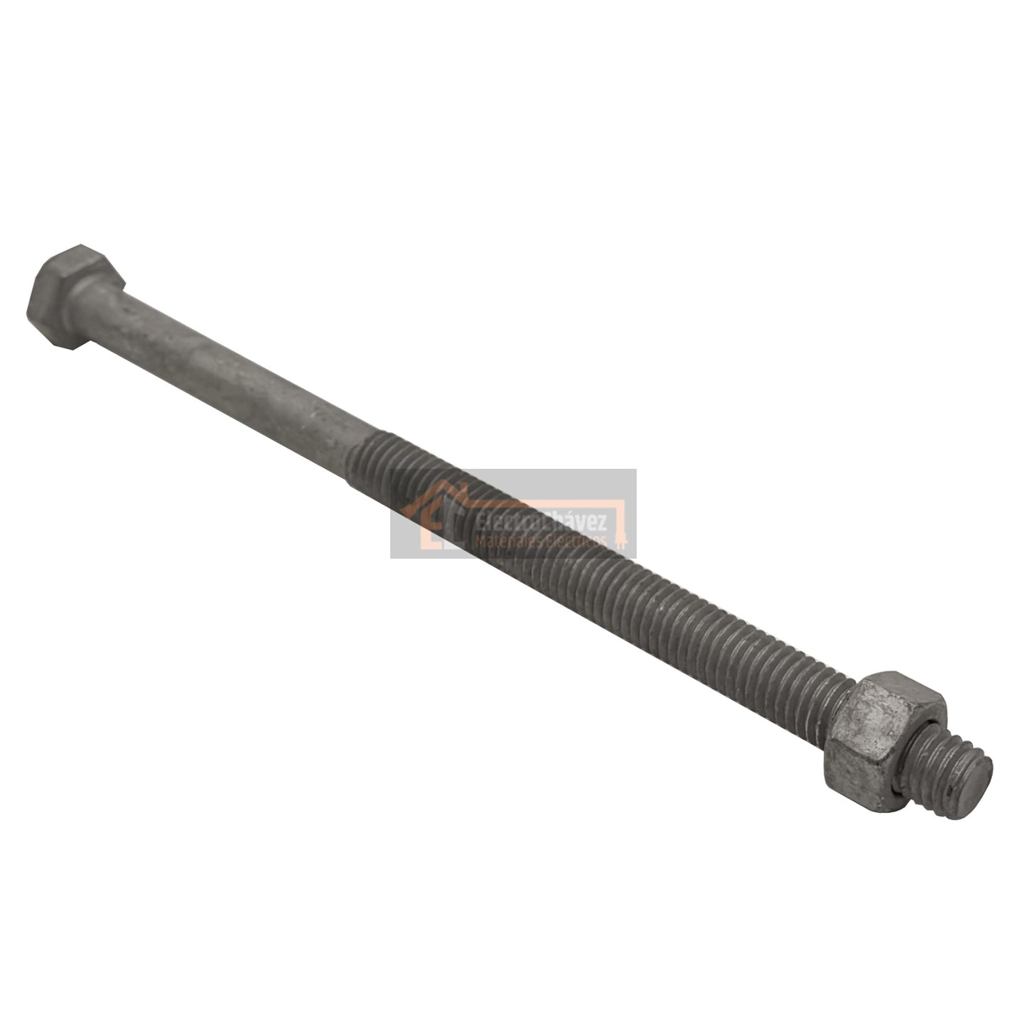 Perno 1/2 x 8" Acero Galvanizado con Tuerca