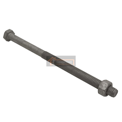 Perno 1/2 x 8" Acero Galvanizado con Tuerca