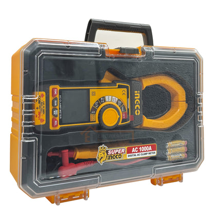 Tester Tenaza Pinza Amperimetro Multimetro 1000v Digital Profesional - Ingco