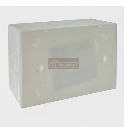 Caja Pvc Chuqui Distribución Libre de Halógenos Blanca - LEXO