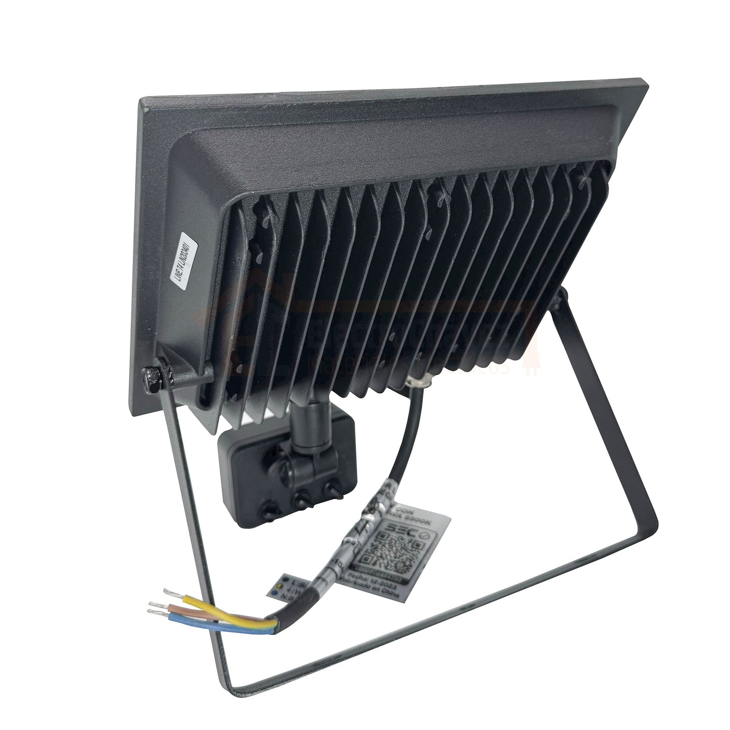 Foco Proyector con sensor 30w Reflector Metal Led IP65 Negro - VKB