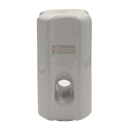 Aislador Tensión 140mm Loza / Porcelana Grande