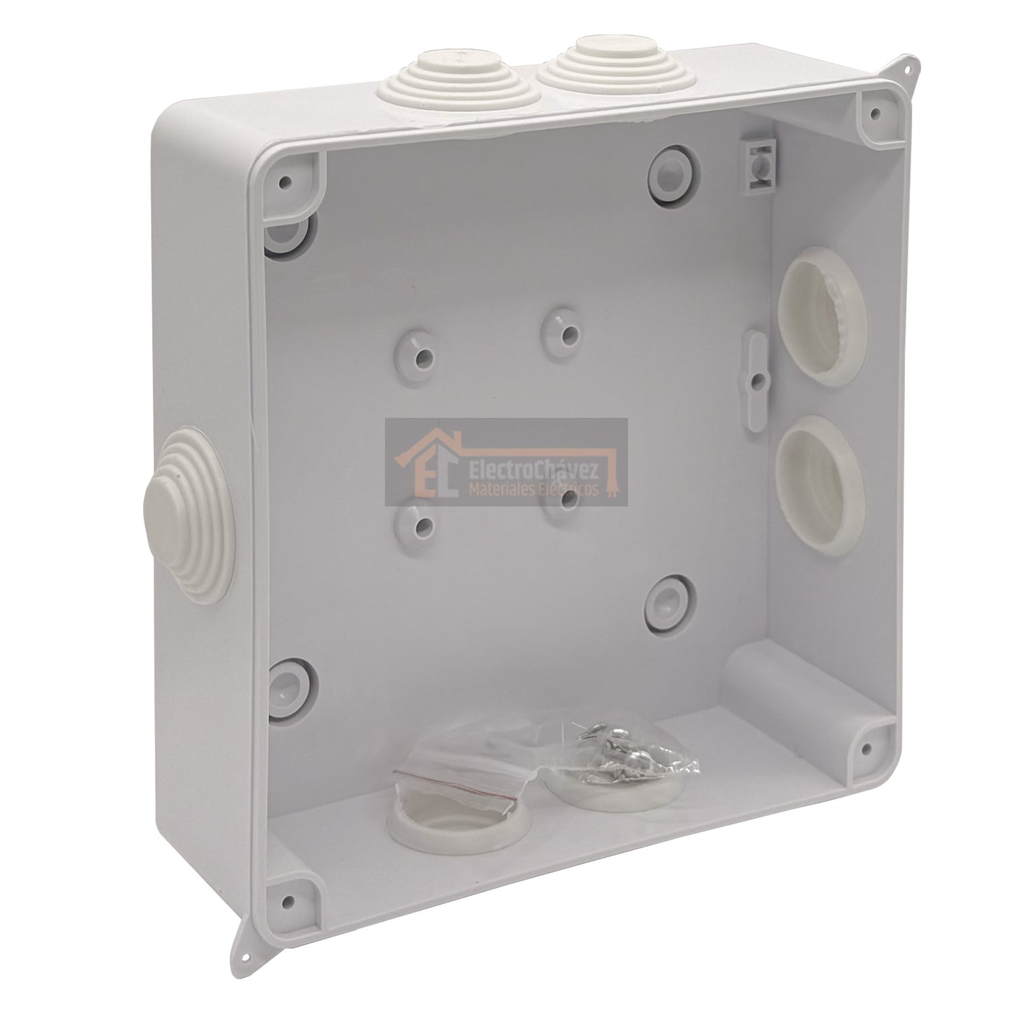 Caja Estanca Con Conos 200x200x80 Exterior